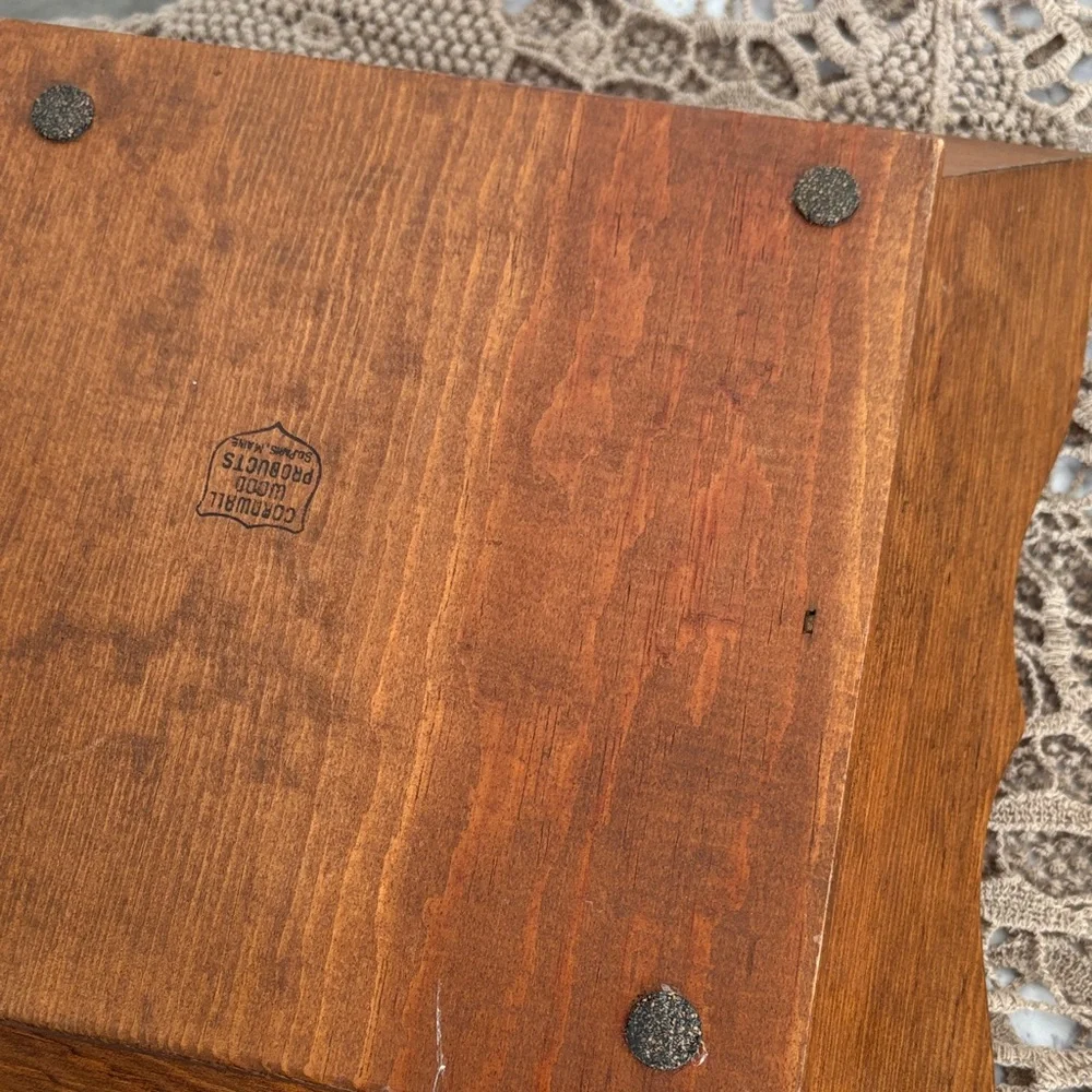 Wooden MCM fruit bowl